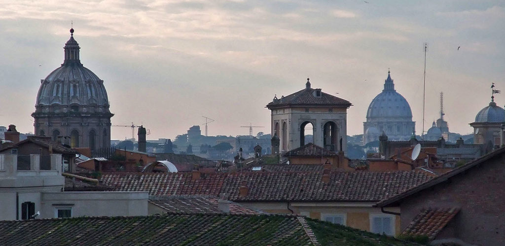 Photos des toits de Rome