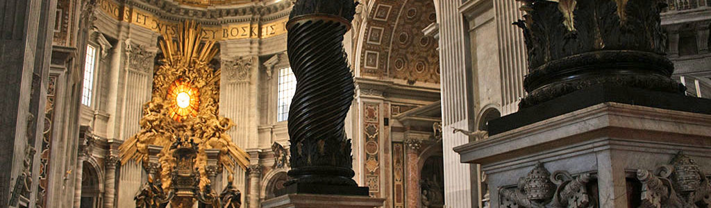 Intérieur de la basilique Saint-Pierre de Rome