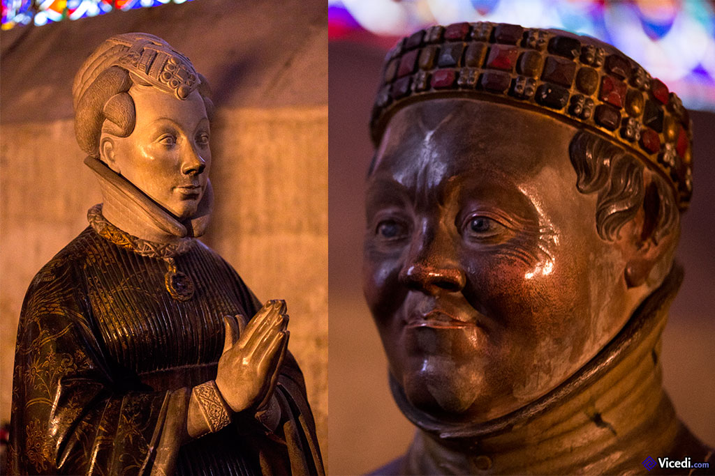 statues de jean de berry et de son épouse