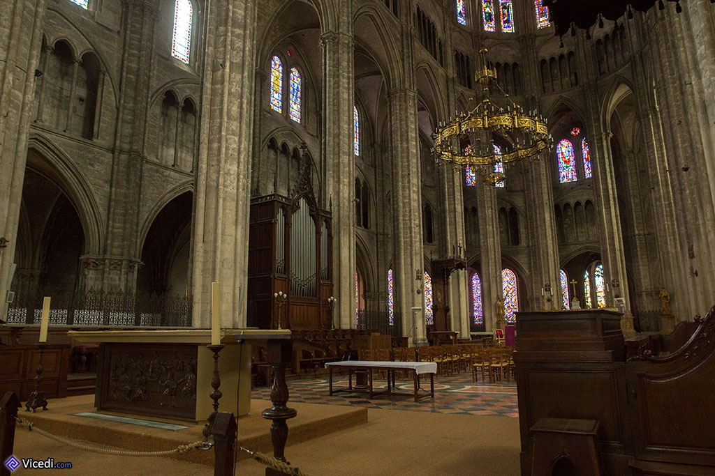 Le choeur de la cathédrale de Bourges.