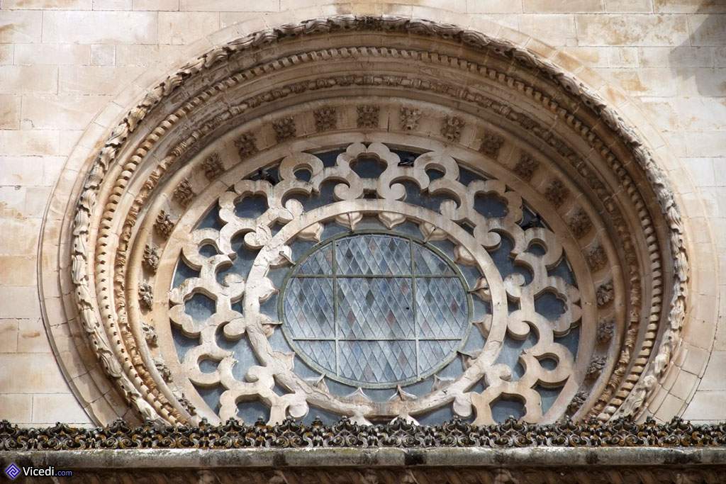 Rosace de la façade