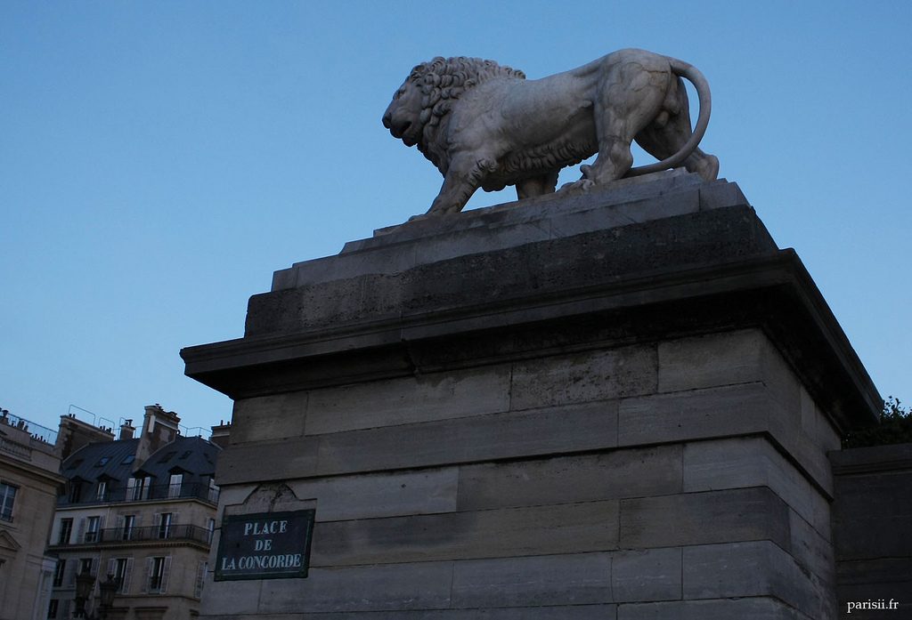 Lion de la Place de la Concorde