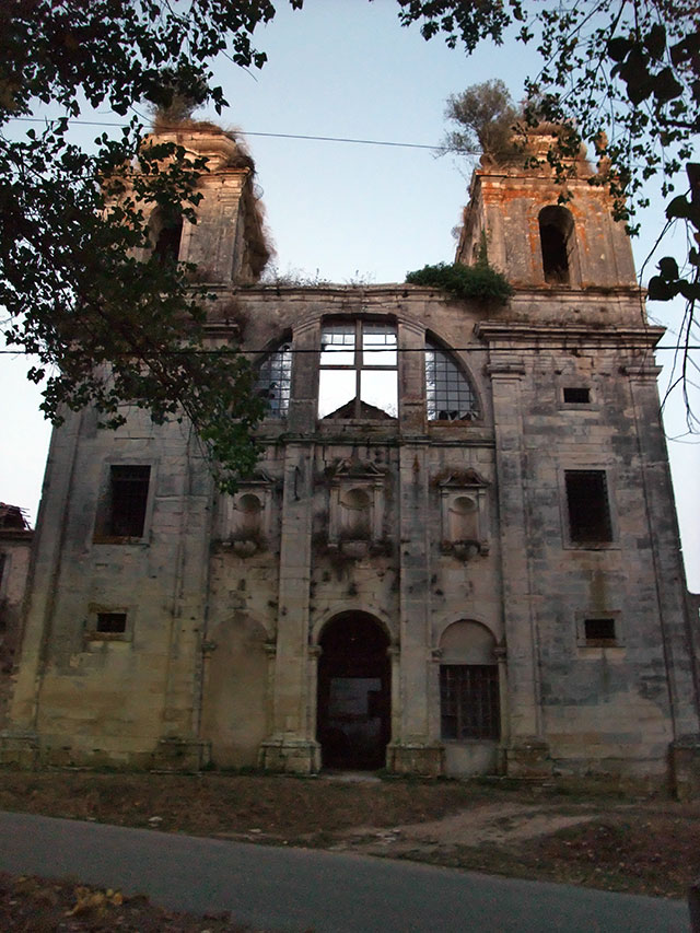 Façade en ruine